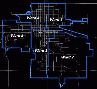 Boone Council Ward Map