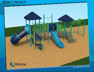 Milwaukee Park New Play Structure View 1